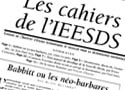 cahiers de l'IEESDS