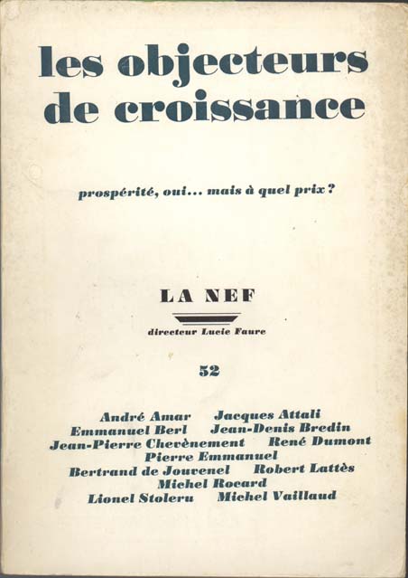 revue Objecteurs de croissance